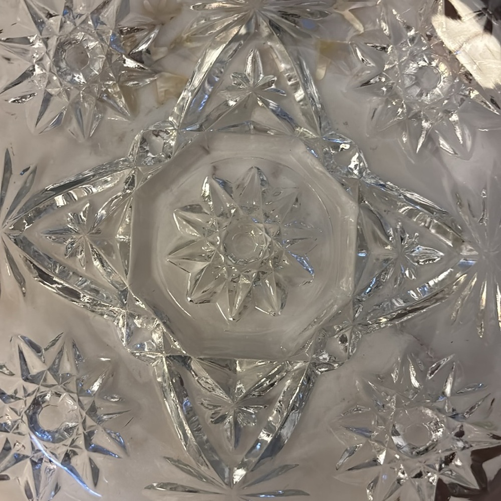Anchor Hocking Star of David Candy Dish - Picture 7 of 8